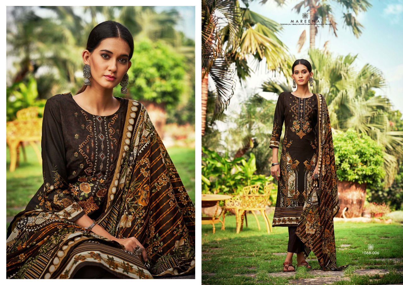 Romani Mareena 6th Wholesale Cotton Printed Readymade Suit Catalog
